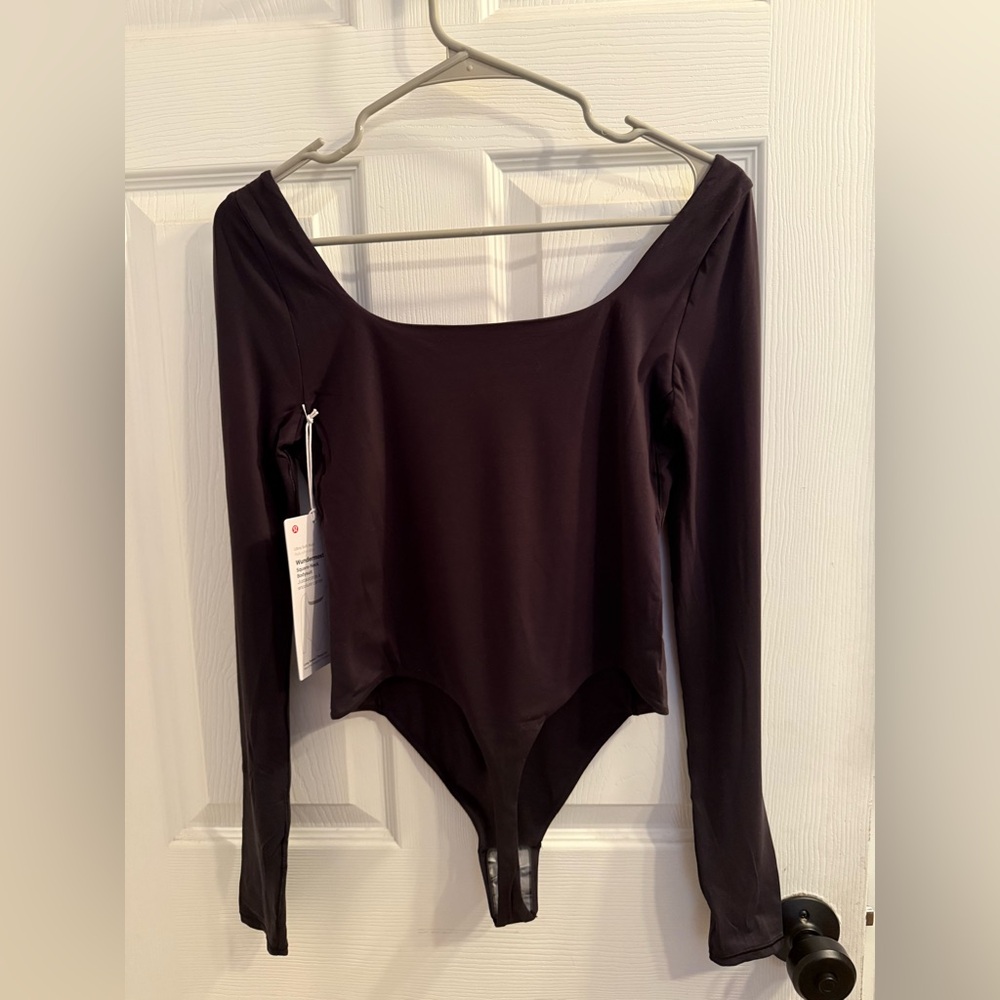 lululemon athletica Black Long Sleeve Bodysuit